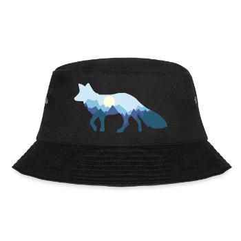 Fuchs Mondschein fox moonlight - Bucket Hat - Schwarz - Vorne - Lela (165cm)