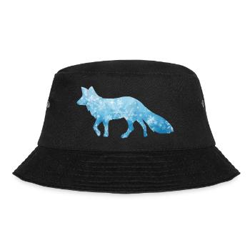 Schneefuchs Eisfuchs Fuchs / fox ice snow - Bucket Hat - Schwarz - Vorne - Lela (165cm)