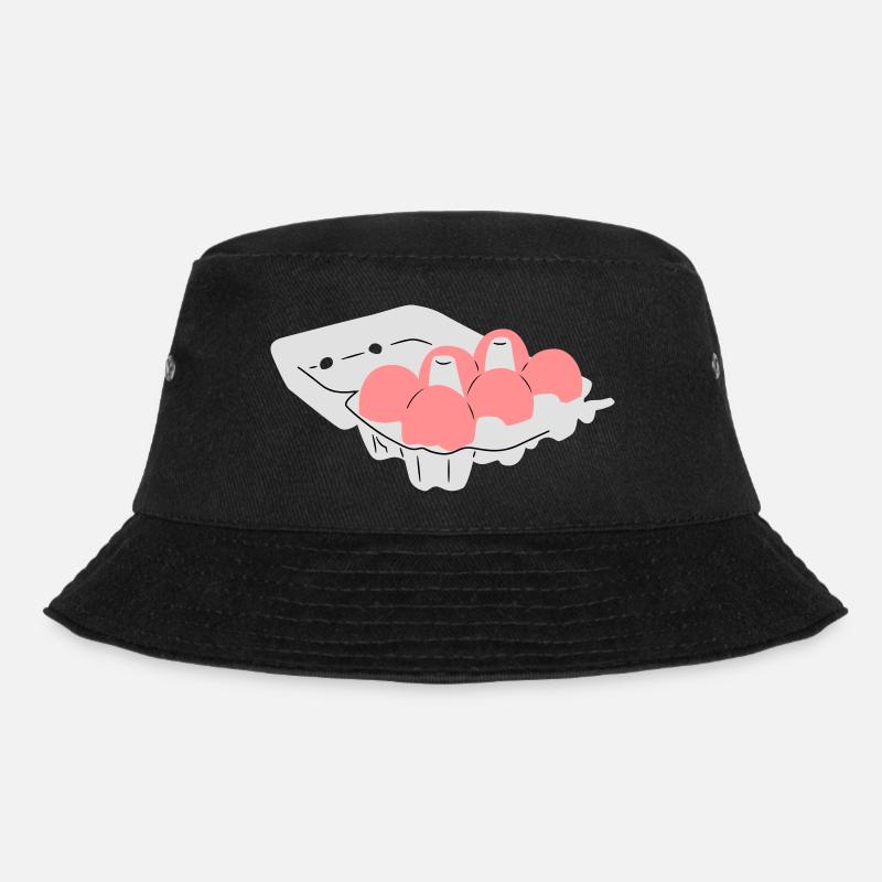 eier - Bucket Hat - Schwarz