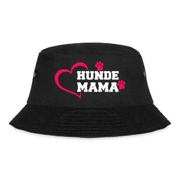 Hunde Mama - Bucket Hat - Schwarz - Vorne - Lela (165cm)