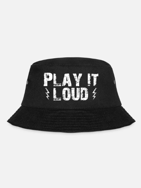 Play it loud - Bucket Hat - Schwarz