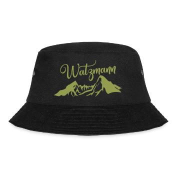 Watzmann vintage ByTheManzanitas - Bucket Hat - Schwarz - Vorne - Lela (165cm)