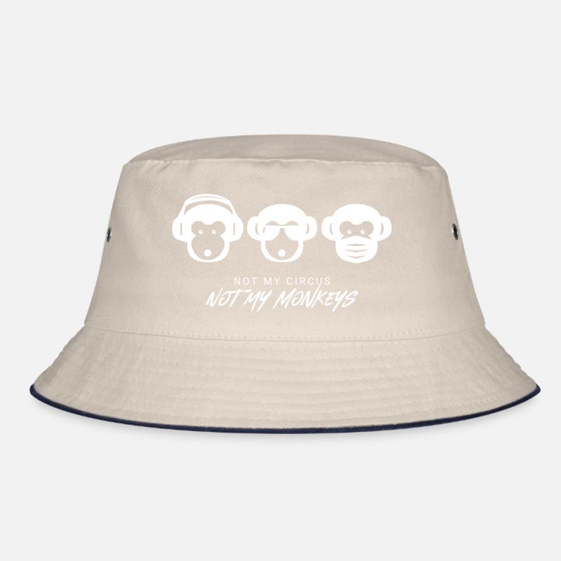 Muniax Monkeys Masque Blanc Bob