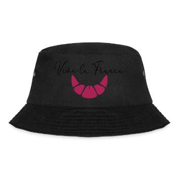 Vive la France, France, Croissant, Europe, Vie - Bucket Hat - black - Front - Lela (165cm)