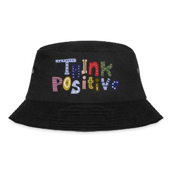 Think Positive - Bucket Hat - black - Front - Lela (165cm)