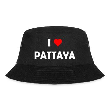 I love Pattaya - Thailand - Bucket Hat - black - Front - Lela (165cm)