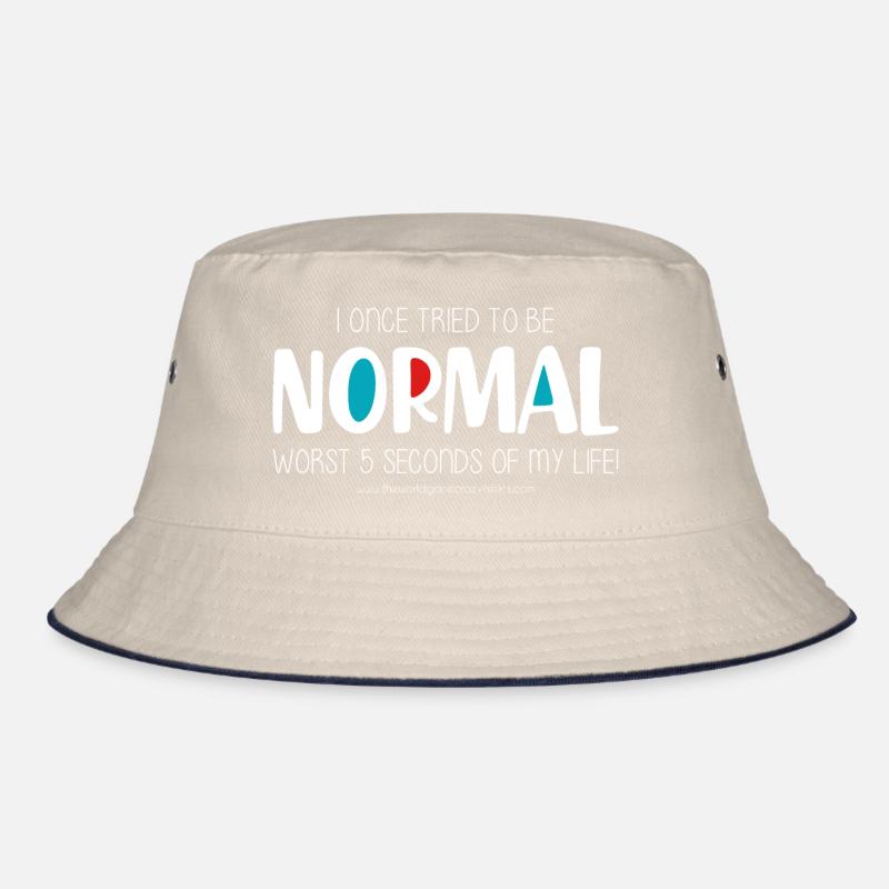 Ich habe einmal versucht, normal (dunkel) zu sein Bucket Hat