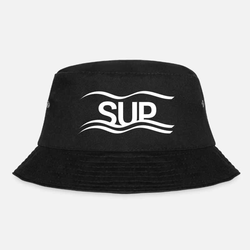 SUP Stand Up Paddle - Bucket Hat - Schwarz