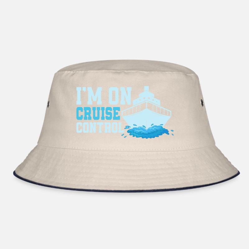I'm On Cruise Control Crusing Vacation Cruiser Bucket Hat