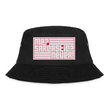 me sarcastic never quote - Bucket Hat - black - Front - Lela (165cm)