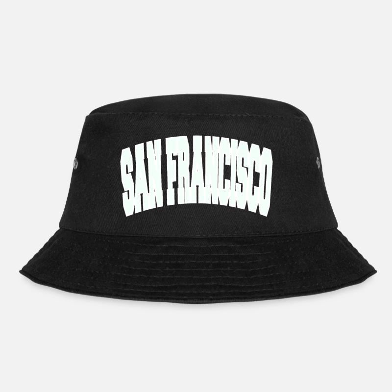 SAN FRANCISCO College - Bucket Hat - Schwarz
