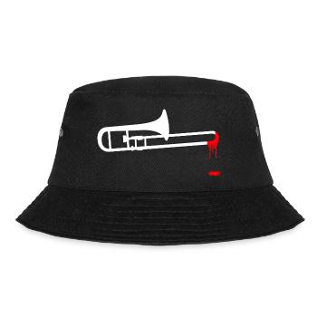 Trombone Trombonist Wind Orchestra Wind Music - Bucket Hat - black - Front - Lela (165cm)