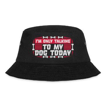 only talking to dog - Bucket Hat - black - Front - Lela (165cm)