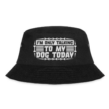 only talking to dog - Bucket Hat - black - Front - Lela (165cm)