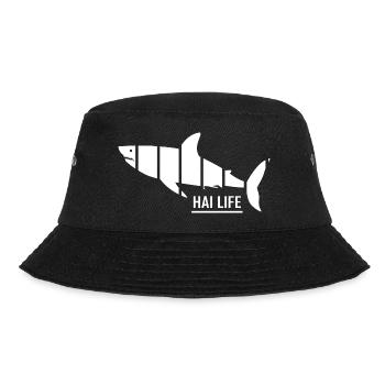 Shark hai-life Shark fin Shark - Bucket Hat - black - Front - Lela (165cm)