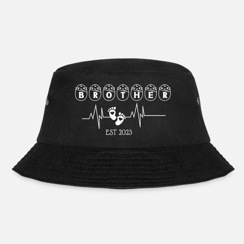 Brother EST 2003 Heartbeat - Bucket Hat - black