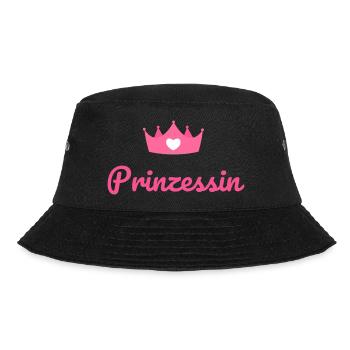 Prinzessin - Bucket Hat - Schwarz - Vorne - Lela (165cm)