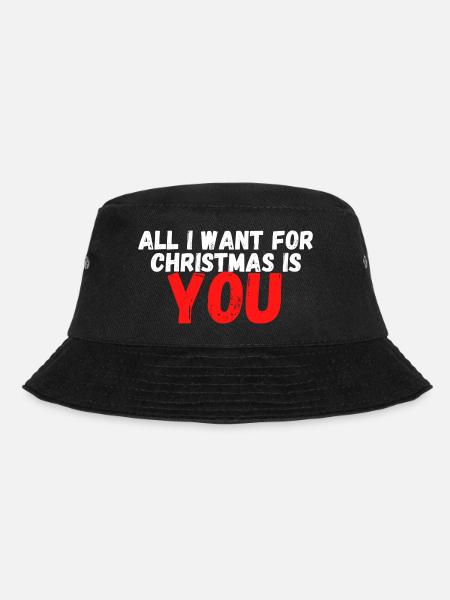 All i want for christmas is you - Bucket Hat - Schwarz