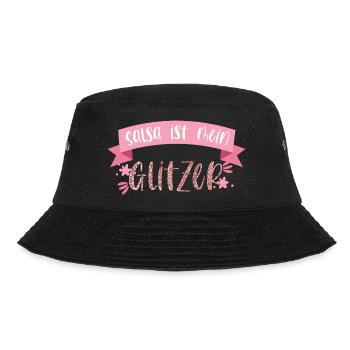 Salsa ist mein Glitzer! Tänzerin tanzen Geschenk - Bucket Hat - Schwarz - Vorne - Lela (165cm)