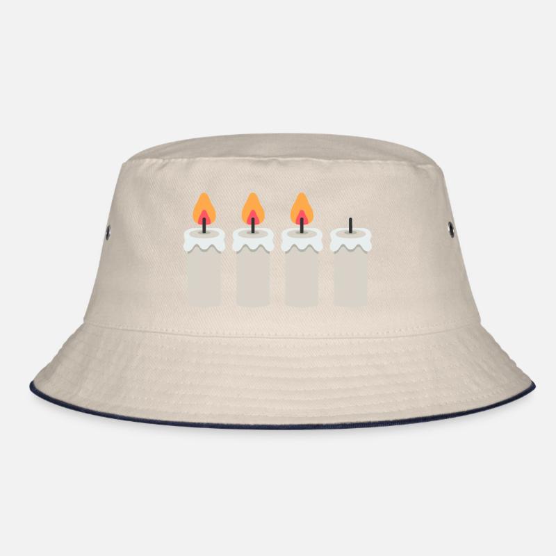 3rd Advent Advent Wreath Advent Candles Advent Season Bucket Hat