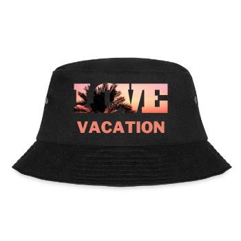 T-shirt vacances plage palmiers vacances été soleil - Bob - noir - Devant - Lela (165cm)