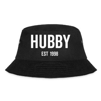 Hubby Est 1998 - Bucket Hat - black - Front - Lela (165cm)