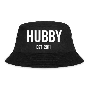 Hubby Est 2011 - Bucket Hat - black - Front - Lela (165cm)