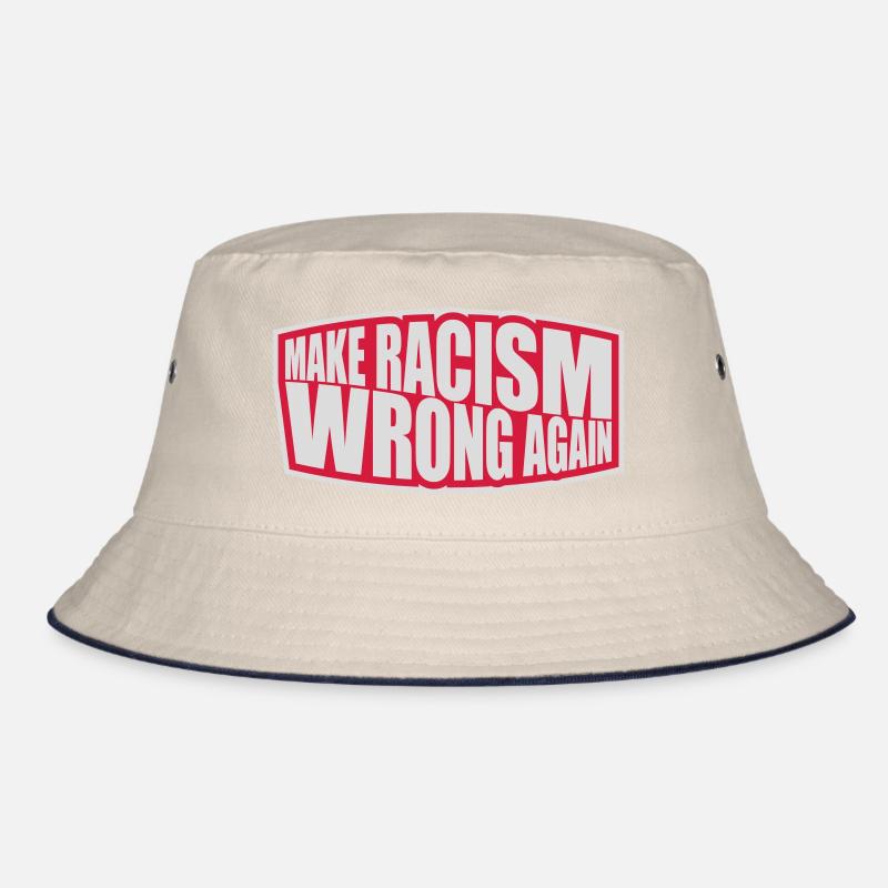 make racism wrong again Bucket Hat