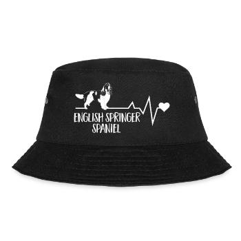 English Springer Spaniel Dog - Bucket Hat - black - Front - Lela (165cm)