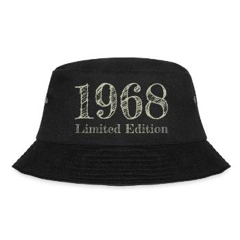 1968 - Bucket Hat - Schwarz - Vorne - Lela (165cm)
