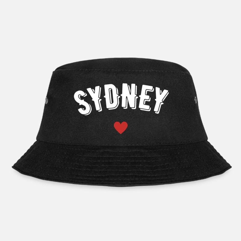 Sydney - Bucket Hat - Schwarz
