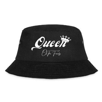 Queen of the Family- matching tee shirt - Bucket Hat - black - Front - Lela (165cm)