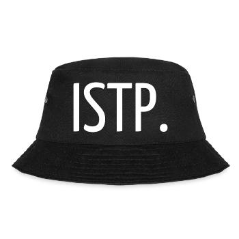 ISTP. - Bucket Hat - Schwarz - Vorne - Lela (165cm)