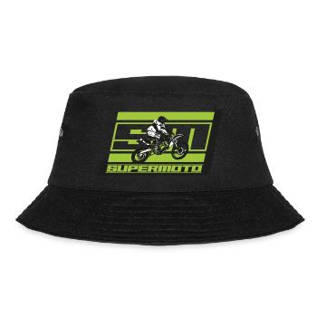 SM SUPER MOTO - Bucket Hat - Schwarz - Vorne - Lela (165cm)