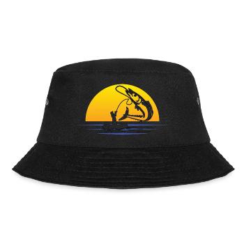 Fishing Fishing Fishing Fishing Fishing Hooks - Bucket Hat - black - Front - Lela (165cm)