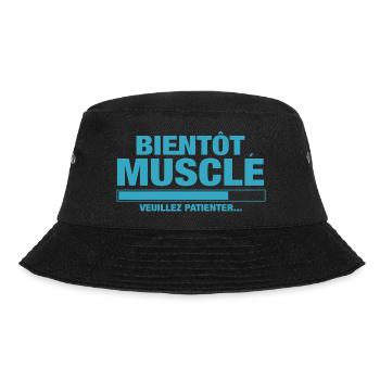 Bientôt musclé veuillez patienter - Bob - noir - Devant - Lela (165cm)