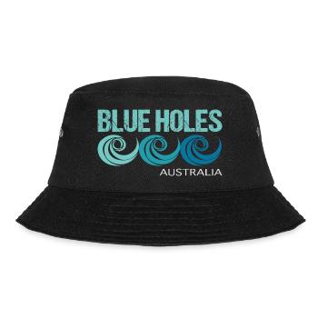 BLUE HOLES AUSTRALIA - Bucket Hat - Schwarz - Vorne - Lela (165cm)