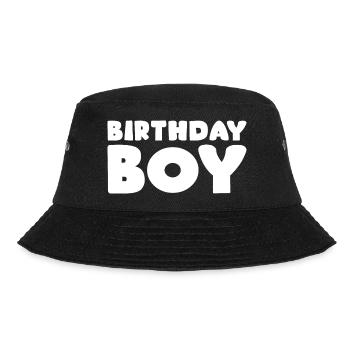 Birthday Boy Party Birthday Child - Bucket Hat - black - Front - Lela (165cm)
