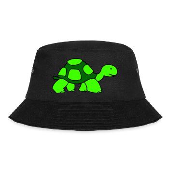 Turtle - Bucket Hat - black - Front - Lela (165cm)