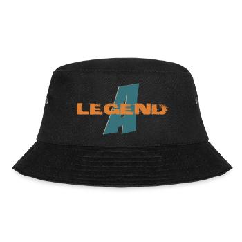 A Legend, Champion's Chronicle - Bucket Hat - Schwarz - Vorne - Lela (165cm)