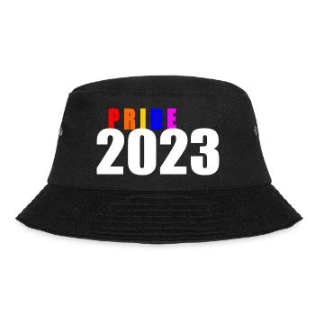 Pride 2023 - Bucket Hat - Schwarz - Vorne - Lela (165cm)