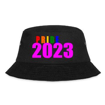 Pride 2023 - Bucket Hat - Schwarz - Vorne - Lela (165cm)