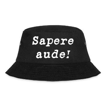 Sapere Aude! - Bucket Hat - black - Front - Lela (165cm)