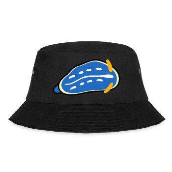 bunte meerestiere nacktschnecke - Bucket Hat - Schwarz - Vorne - Lela (165cm)