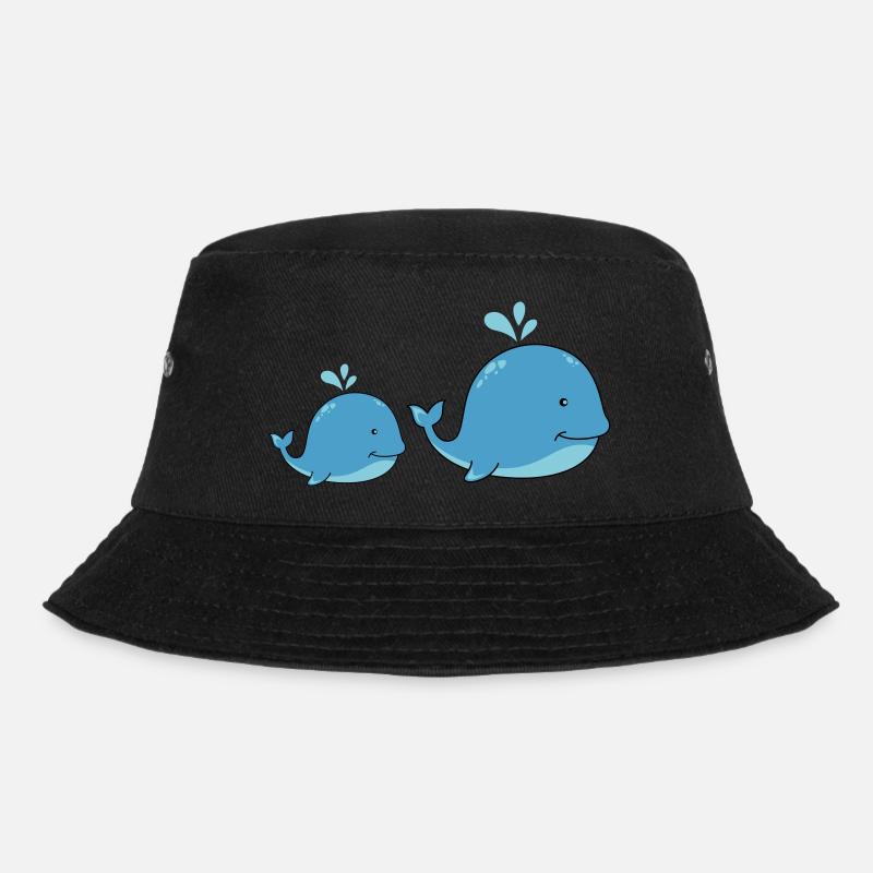 süsser wale - Bucket Hat - Schwarz