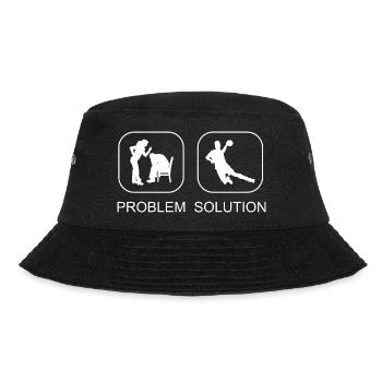Handball Team Handball Player Handball Fan Handball - Bucket Hat - black - Front - Lela (165cm)