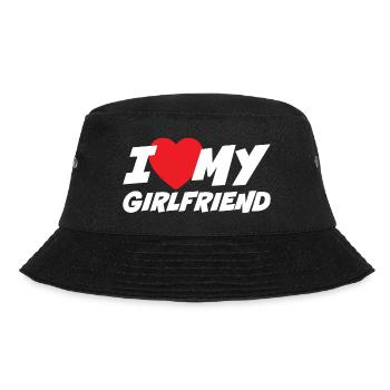 I Love my Girlfriend - Bucket Hat - black - Front - Lela (165cm)