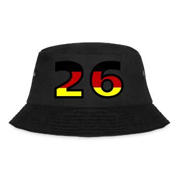 26 Number Germany Jersey - Bucket Hat - black - Front - Lela (165cm)