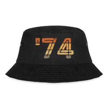'74 - 1974 - Bucket Hat - black - Front - Lela (165cm)