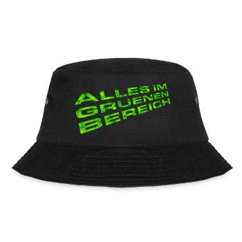 Alles im grünen Bereich (Gras-Edition) - Bucket Hat - Schwarz - Vorne - Lela (165cm)